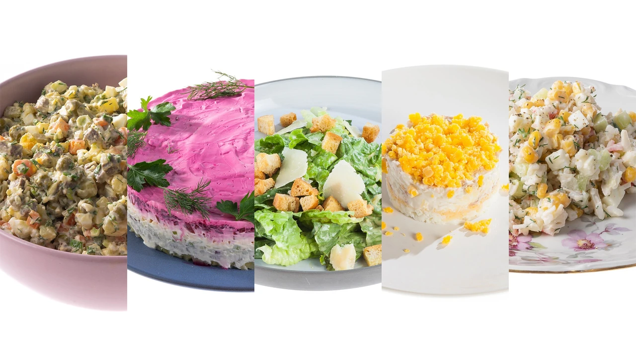 Новогодние салаты: классика, секреты и новые вкусы